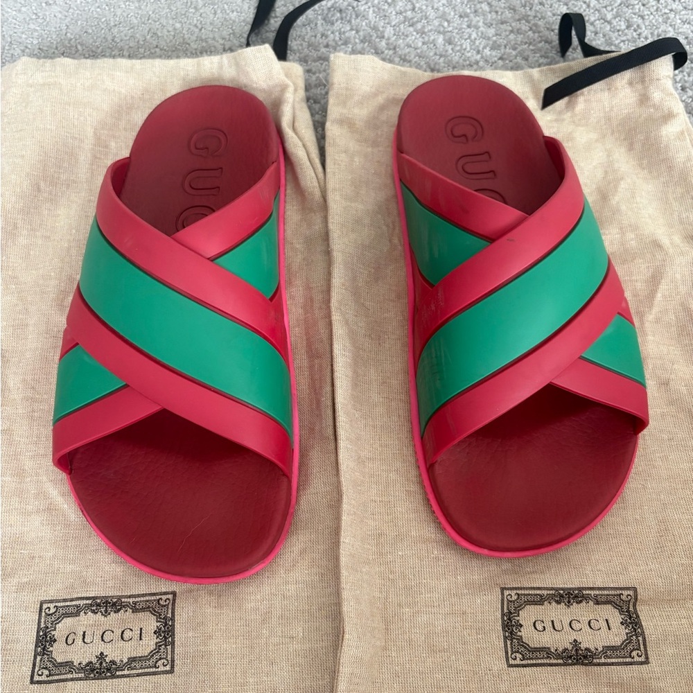 Gucci slide sandals authentic